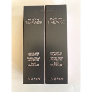 Mary Kay Timewise Luminous 3D Foundation Beige C 220 100031, lot of 2